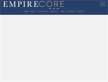 Tablet Screenshot of empirecore.com